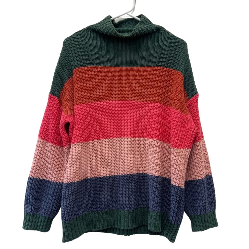 American Eagle Colorful Striped Women's Sweater